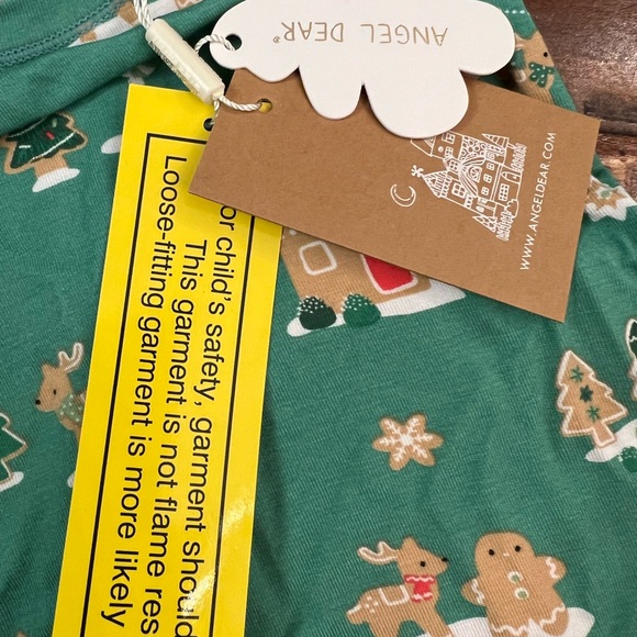 Angel Dear Gingerbread Pajama set 6-12 months - Picture 4 of 5